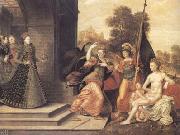The Brunswick Monogrammist Elizabeth I and the three Goddesses (mk25) oil painting artist